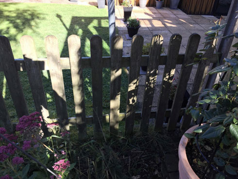 Images of existing Picket Fence